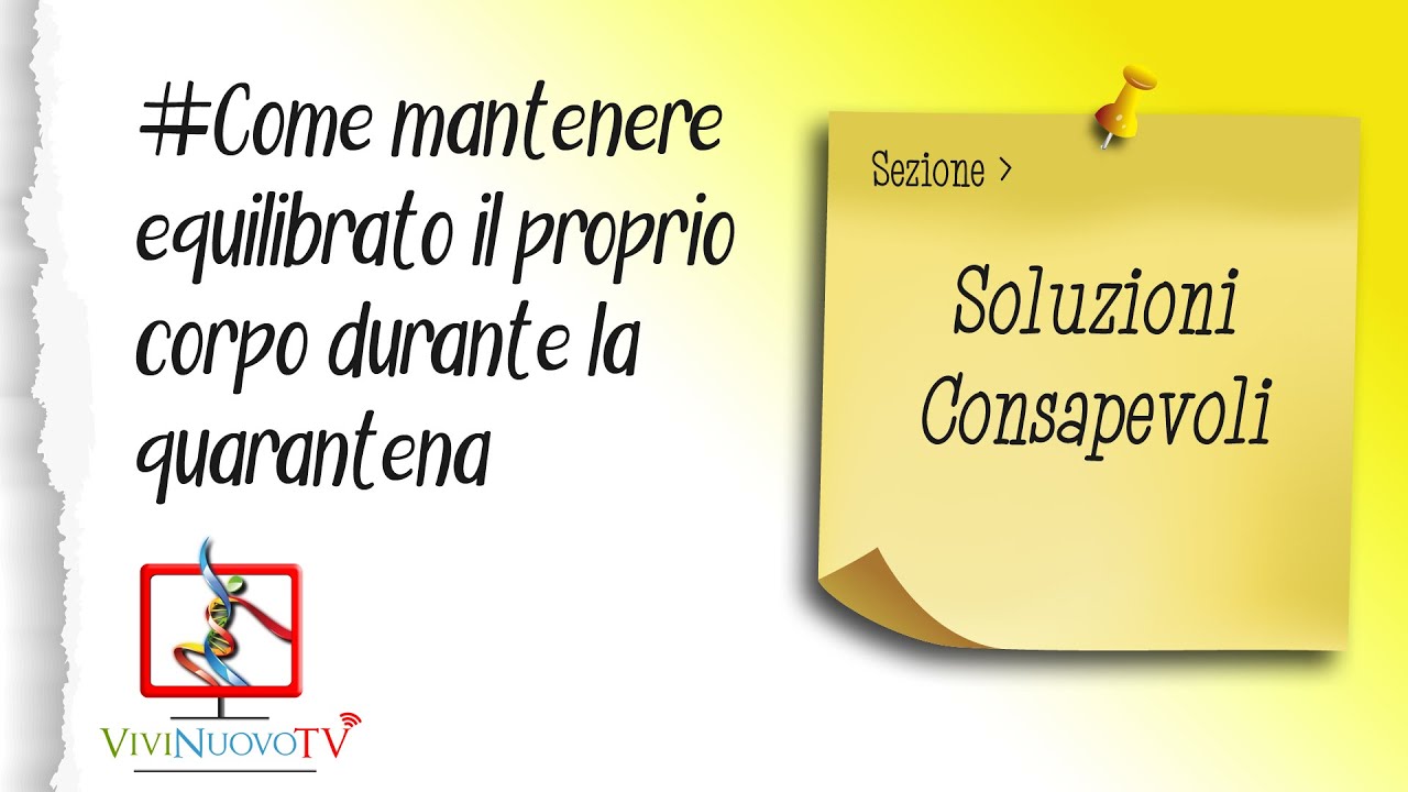 Come mantenere equilibrato il proprio corpo